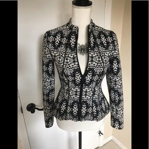 A/X short  back & white blazer